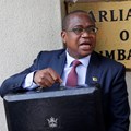 Zimbabwe finance minister Mthuli Ncube arrives to present the 2020 National Budget at Parliament Building in Harare, Zimbabwe, 14 November, 2019. Reuters/Philimon Bulawayo