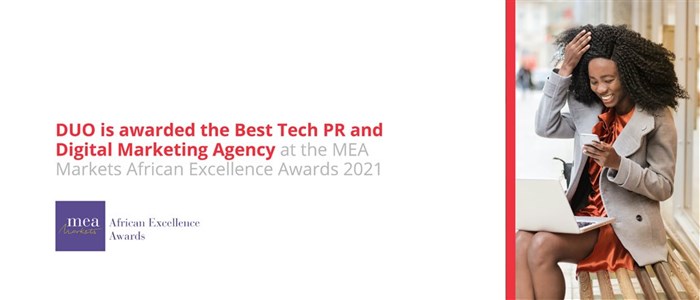 DUO secures its second international PR and digital marketing award this year