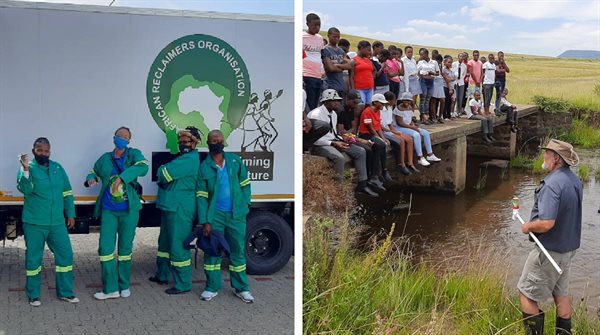 African Reclaimers Organisation (ARO) (left) and Professor Bob Scholes (right) were announced as the winners of the annual WWF Living Planet Award 2021 in the organisational and individual categories respectively. | Source: Supplied