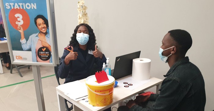 EHS vaccination site