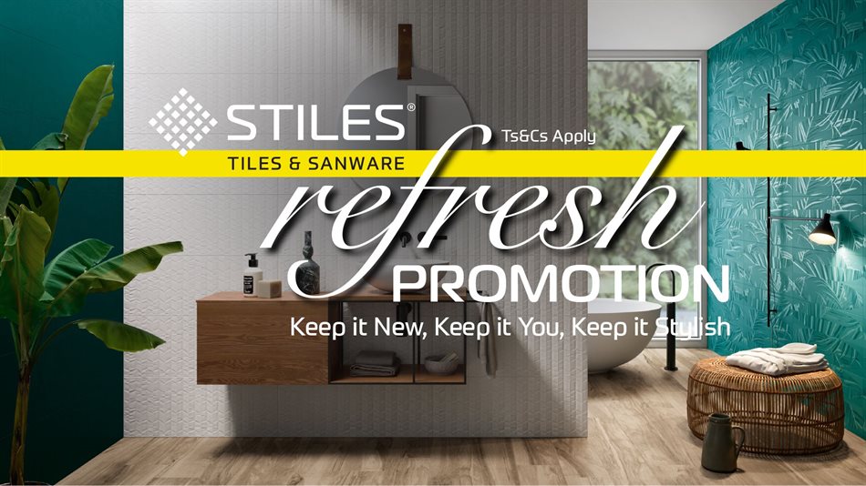 Stiles launches the Stiles Refresh Promotion with up to 45% off selected products