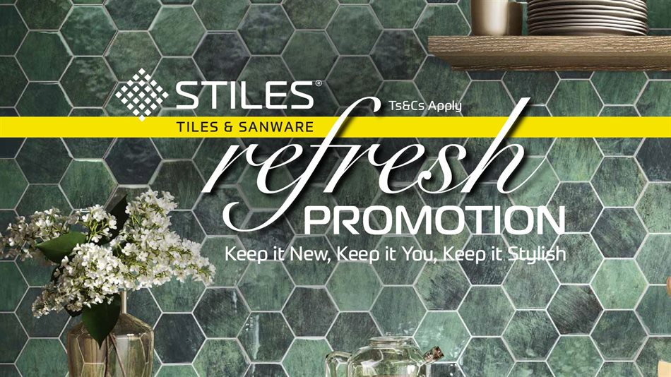 Stiles launches the Stiles Refresh Promotion with up to 45% off selected products