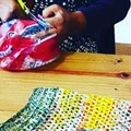 Turning bread plastic bags into reusable shopping bags