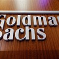 Source: ©REUTERS/Brendan McDermid/File Photo. Goldman Sachs company logo is on the floor of the New York Stock Exchange (NYSE) in New York City, US 13 July, 2021.