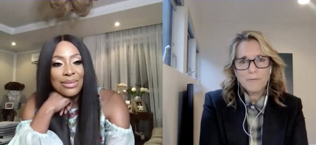 Mo Abudu and Nina Lederman