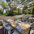 Riverside dining at Vergelegen's new pop-up restaurant