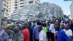 6 die, scores feared missing in Nigeria after collapse of high-rise