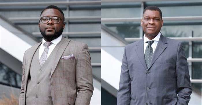 L-R: CEO Dr Frank Igboamalu, and business development director Ronnie Khoza, Osmotic Engineering Group