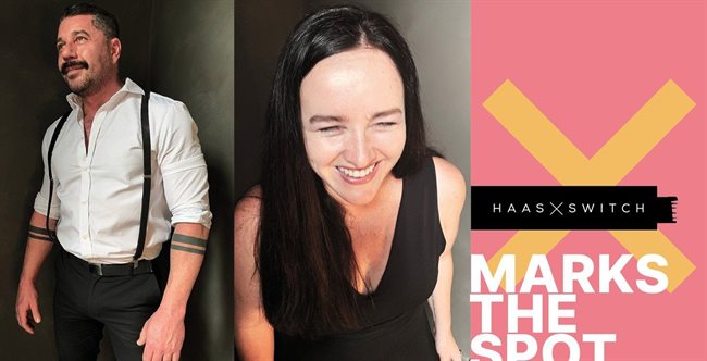 Glynn Venter, chief creative officer and Tarryn Burton, managing director, make up the dynamic duo heading up HaasXSwitch