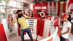 KFC opens Kentucky Town pop-up with doughnut burgers and branded merch