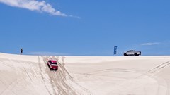 Dune driving in the Witzands Aquifer Nature Reserve