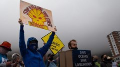 &quot;Go to hell Shell&quot; - protesters