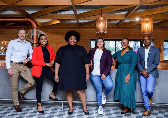 1. Richard Rose – CEO – Edge Growth Ventures (Fund Manager: SAB Thrive Fund)<p>2. Raesibe Dlamini – SAB Sustainability Manager & SAB Thrive Fund Director<br>3. Kelebogile Shoko – Portfolio Manager – Edge Growth<br>4. Naadirah Grimsel – SAB Public Affairs & Regulatory Manager<br>5. Zoleka Lisa – SAB Vice President Corporate Affairs SA<br>6. Joe Kekana – Portfolio Manager – Edge Growth
