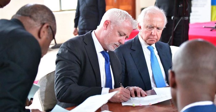 Source: ©Kabanga Nickel Kabanga Nickel framework signing ceremony, Bukoba, Tanzania. Chris Showalter (CEO) and Chris von Christierson (vice-chairman),19 January 2021