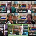 A screengrab of Thursday’s virtual Constitutional Court hearing into a R14.25m defamation case brought by Australian mining interests against South African lawyers, activists and a social worker.