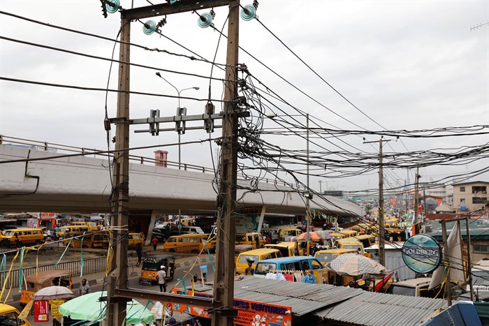 Ojuelegba district in Nigeria's commercial capital Lagos. Reuters/Akintunde Akinleye