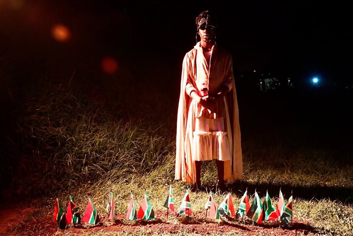 Image supplied: A scene from Imilingo by Nomcebisi Moyikwa and Qhawe Vumase