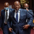 Image: Former South African President Jacob Zuma enters the High Court in Pietermaritzburg, South Africa, 31 January 2022. Jerome Delay/Pool via Reuters/File Photo