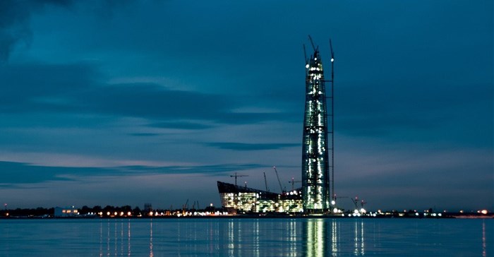 Source: The Gazprom Tower in Moscow.