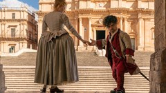 Image supplied: Peter Dinklage and Haley Bennett in Cyrano