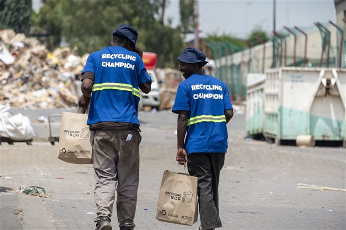 Recycling in the bag