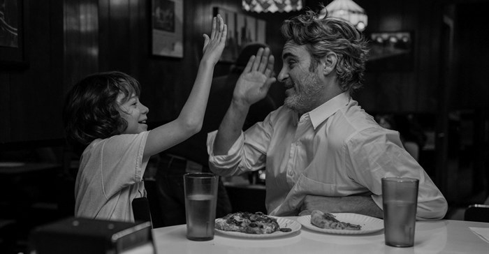 Woody Norman and Joaquin Phoenix in C'mon C'mon