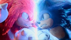 Knuckles and Sonic from Sonic The Hedgehog 2