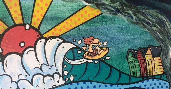 Image supplied: A collaborative piece from the Noordhoek Open Studios