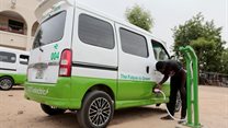 Nigerian entrepreneur builds electric mini-buses in clean energy push