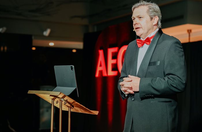 Electrolux CEO Murray Crow at the AEG relaunch in Johannesburg. Source: Supplied