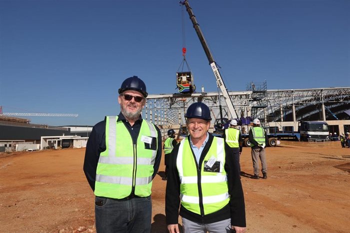 Macsteel's Tom Cowan and Marcus Nel