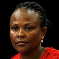 Public Protector Busisiwe Mkhwebane listens during a briefing at Parliament in Cape Town, South Africa, 19 October 2016. Reuters/Mike Hutchings/File Photo