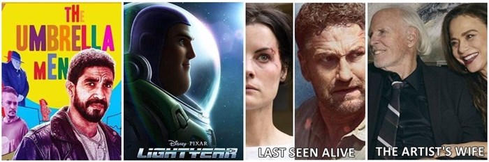 #OnTheBigScreen: The Umbrella Men, Lightyear, Last Seen Alive and The Artist's Wife