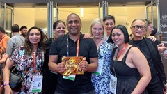 Supplied. The Grey and Savanna team with SA's first Gold Lion at Cannes this year