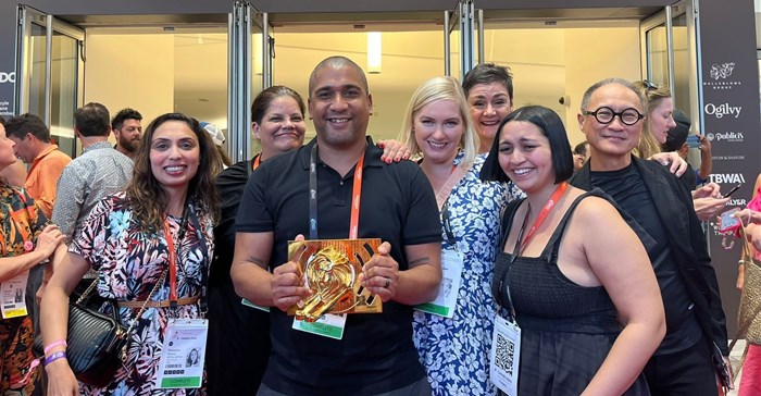 Supplied. The Grey and Savanna team with SA's first Gold Lion at Cannes this year