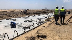 Egypt reclaims Suez Canal mudflat for industrial hub