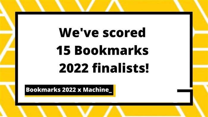 Machine_ notches up 15 finalist spots at this year's Bookmark Awards