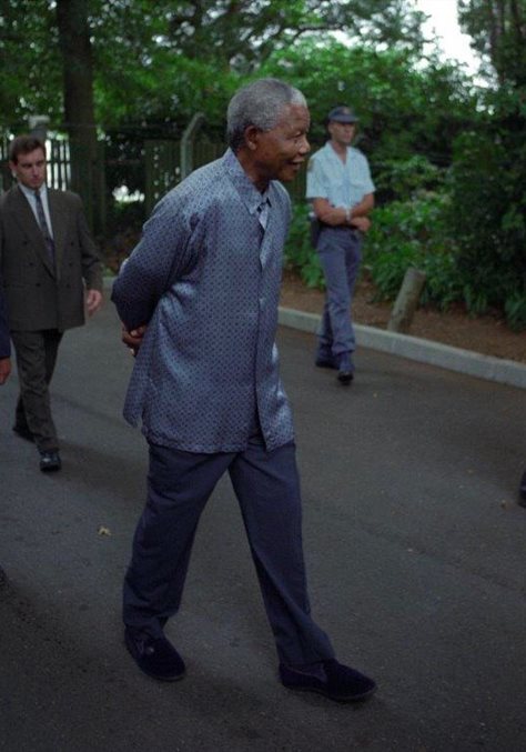 Walking in Madiba's footsteps in Houghton for Mandela Day