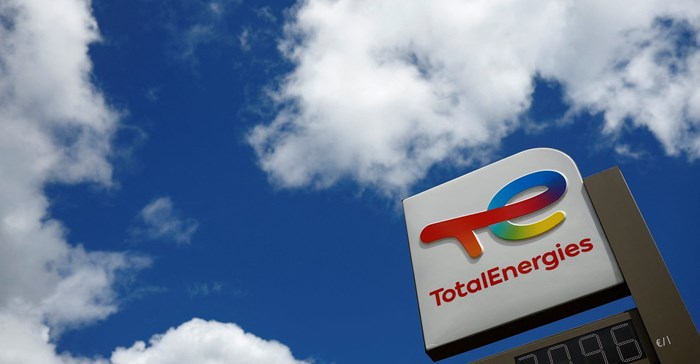 Source: Reuters. A sign with the logo of French oil and gas company TotalEnergies is pictured at a petrol station in Nantes, France.