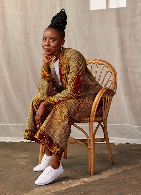 Multidisciplinary creative producer and writer, Chesty M, wears Bata’s American Cup as part of the brand’s #SuitYourSneakers campaign