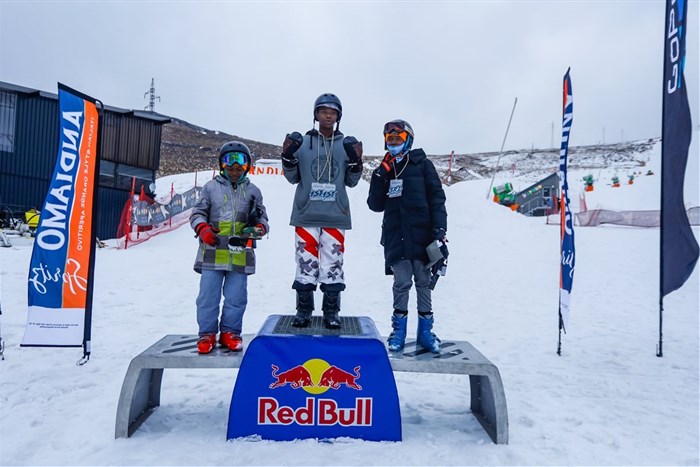 Image by Dominic Barnardt: The Junior Ski podium