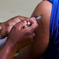 Source: Supplied. Reuters. A healthcare worker administers the Pfizer coronavirus disease (Covid-19) vaccine to a man, amidst the spread of the SARS-CoV-2 variant Omicron, in Johannesburg, South Africa.
