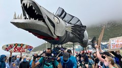 Image supplied. Art and Activism: In December last year, activists began a successful campaign against Shell’s attempt to prospect for gas off the Eastern Cape Wild Coast, amplifying it with short films, street art and even dedicated music tracks which helped to bring more people out to support frontline communities, and help protect our marine life. It is this creative energy that the Climate Story Lab aims to harness