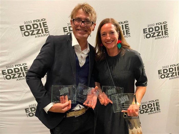 It's 4 golds for New Media in New York