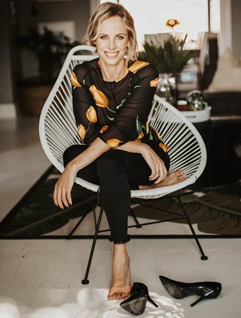 Kathrin Kidger and Siphelele Ntombela. Source: Supplied