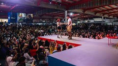 Image by BlackSmith: Ross Butler on the Comic Con Africa main stage