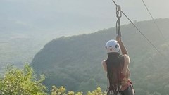 IMage by Nomvelo Masango: Ziplining is part of the adventure in Mpumalanga