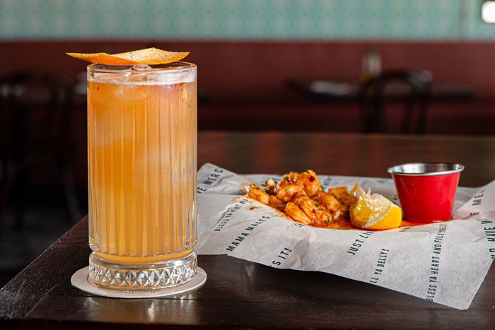 Louise & Anna’s New Orleans inspired Bourbon Bayou Cocktail