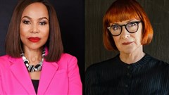 Dr Precious Moloi-Motsepe, founder and executive chair of African Fashion International and Lucilla Booyzen, director of South African Fashion Week. Source: Supplied