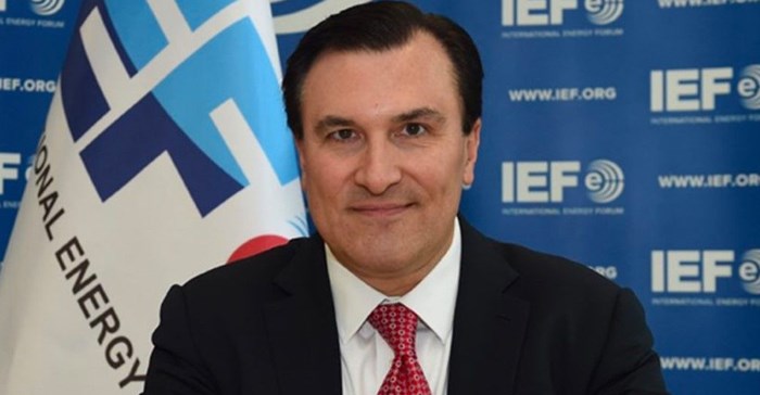 Source: Supplied. Secretary General of the International Energy Forum, Joseph P. McMonigle.